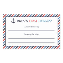 Ahoy Es ist ein Buchzeichen-Sticker
