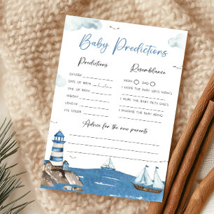 Ahoy, es ist ein Junge, nautisches Babypartyspiel
