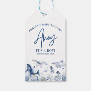 Ahoy! Es ist ein Junge, Unter dem Meer Jungen-Baby Geschenkanhänger