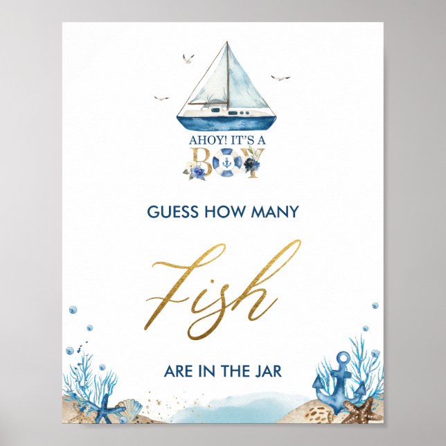 Ahoy Es ist ein männlicher Kauratgeber, wie viele  Poster (Vorne)