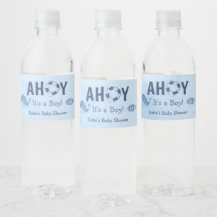 Ahoy Es ist eine Baby-Dusche für junge Meerestiere