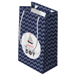 Ahoy! Es ist eine Babywinddusche. Kleine Geschenktüte