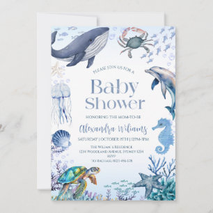 Ahoy! Es ist eine Jungen-Baby-Party Einladung