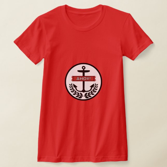 Ahoy - Frauen-Bella+Leinwand T - Shirt schlank (Ablage )