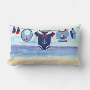 Ahoy ist ein Baby-Duschkissen Lendenkissen