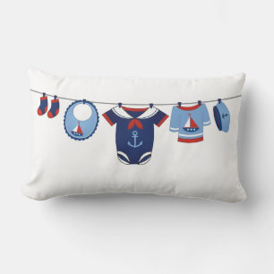 Ahoy ist ein Baby-Duschkissen Lendenkissen