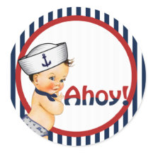 Ahoy ist ein Baby-Duschkleber