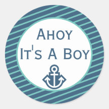 Ahoy ist ein Baby-Duschkleber