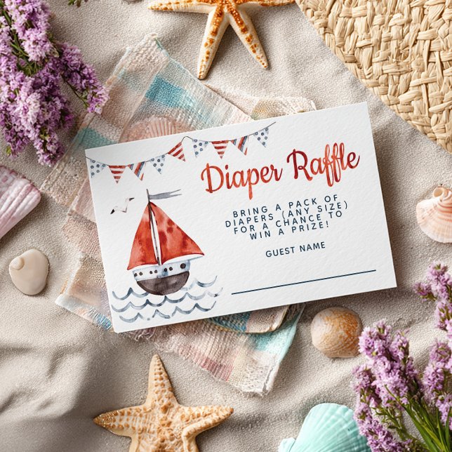 Ahoy ist ein Baby-Kinderdusche-Windschutzscheibe Begleitkarte (Von Creator hochgeladen)