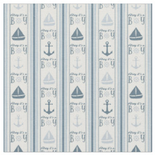 Ahoy ist eine Baby-Kinderdusche Stoff