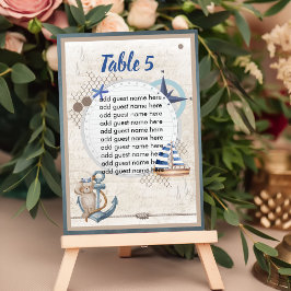 Ahoy It is a Boy Nautical Adventure Awarits Tischnummer