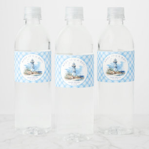 Ahoy It is a Boy Nautical Water Bottle Labels