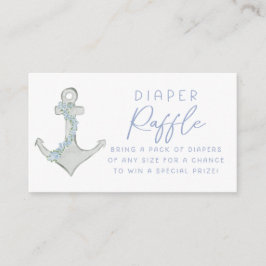 Ahoy It's A Boy Baby Shower Diaper Raffle Insert