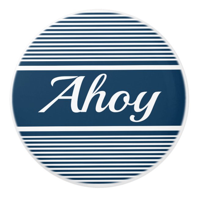 Ahoy Keramikknauf (Vorderseite)