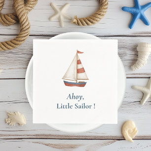 Ahoy Little Sailor Geburtstagsparty Serviette