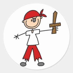 Ahoy Matey Pirate Sticker