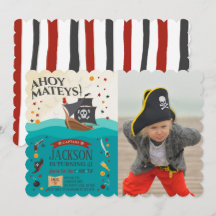 Ahoy Mateys Pirate Birthday Foto