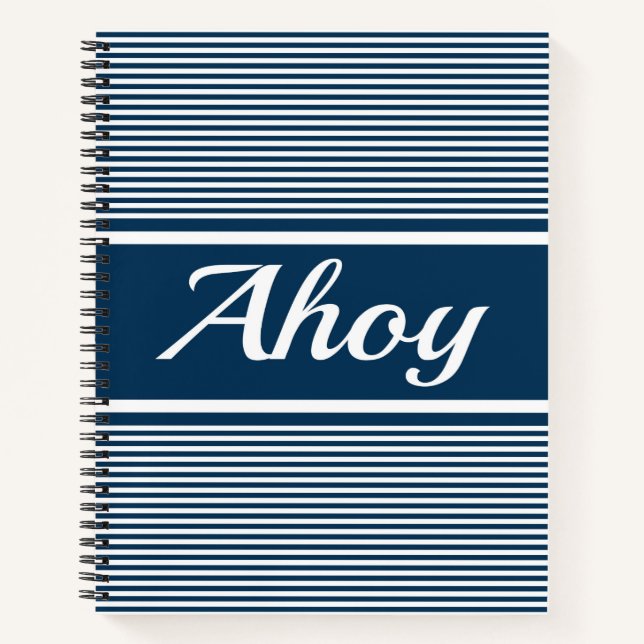 Ahoy Notizbuch (Vorderseite)
