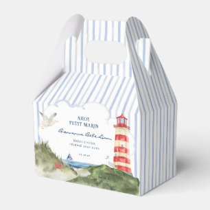 Ahoy Petit Marin Baby Shower Nautisch Geschenkschachtel