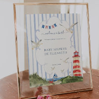 Ahoy Petit Marin Panneau Cadeaux Babydusche