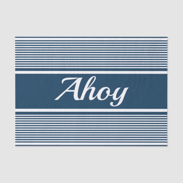 Ahoy Seidenpapier (Vorderseite)