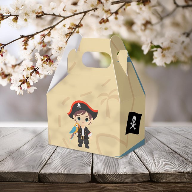 Ahoy There! Pirate Boy Birthday Party Geschenkschachtel (Von Creator hochgeladen)