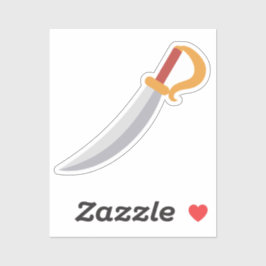 Ahoy There! Pirate Boy Birthday Party Sticker