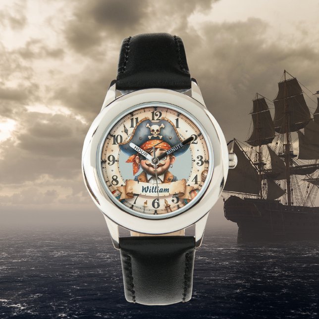 Ahoy Time! Pirate Adventure Watch Armbanduhr (Von Creator hochgeladen)