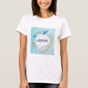 Ahoy! Unter dem Meer Mommy-to-Be-Baby-Dusche Shirt