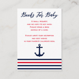 Ahoy's a Boy Nautical Books for Baby Begleitkarte
