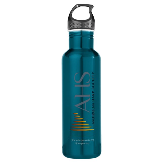 AHS Logo Wasserflasche Edelstahlflasche (Vorderseite)
