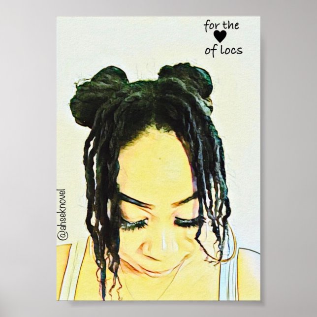Ahsek Novel für die Liebe von Locs 5 Poster (Vorne)