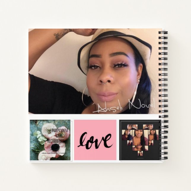 Ahsek Novel Liebe Notebook Notizbuch (Rückseite)