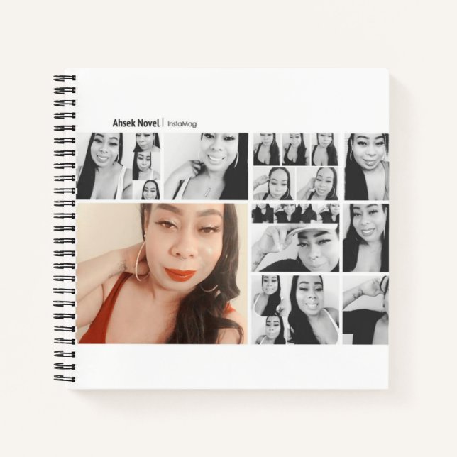 Ahsek Novel Noir Notebook Notizbuch (Vorderseite)