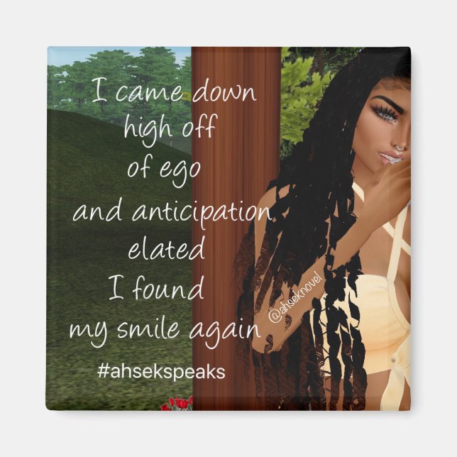 Ahsek Novel Poetry Magnet 6 (Vorne)