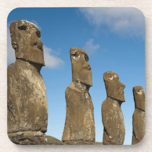 Ahu Akivi, Rapa Nui, Easter Island, Chile 2 Getränkeuntersetzer