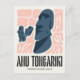 Ahu Tongariki Osterinsel Chile Postkarte
