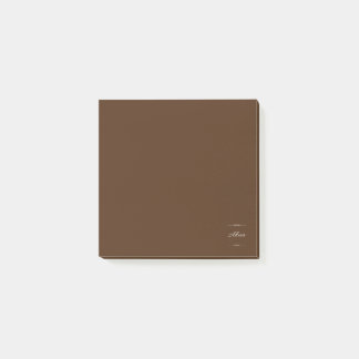 Ahua Original Logo Brown Post-it Klebezettel