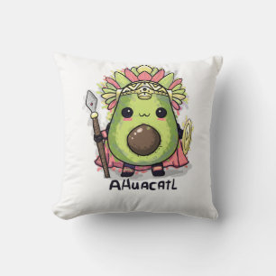 Ahuacatl Aztec Warrior Avocado Kissen