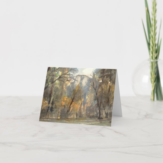 Ahwahnee Lawn Card Karte (Vorderseite)