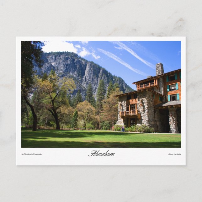 Ahwahnee Postkarte (Vorderseite)