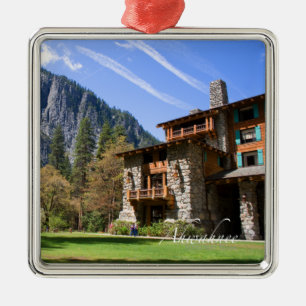 Ahwahnee Silbernes Ornament