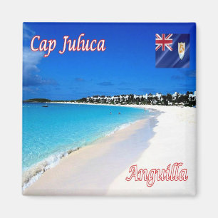 AI006 CAP JULUCA, Panorama, Anguilla, Kühlschrank Magnet