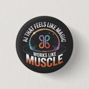 AI Aesthetics Futuristic Technology mens Mode Button