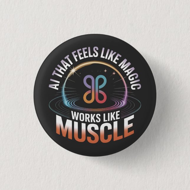 AI Aesthetics Futuristic Technology mens Mode Button (Vorderseite)