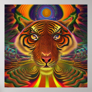 AI Art Bitcoin Crypto NFT Art Poster