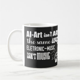 AI-Art ist nicht auf die gleiche Weise wie... Kaffeetasse
