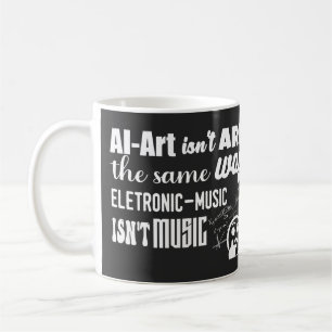 AI-Art ist nicht auf die gleiche Weise wie... Kaffeetasse