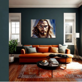 AI art Jesus Christ - Protector Poster