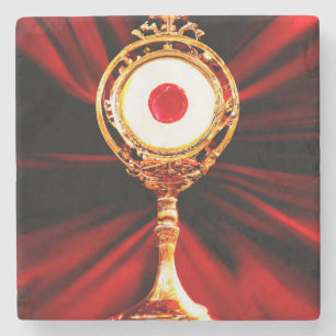 AI Art of A Eucharistic Miracle Steinuntersetzer